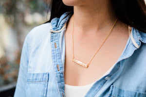 Gold "You Are Enough" Necklace